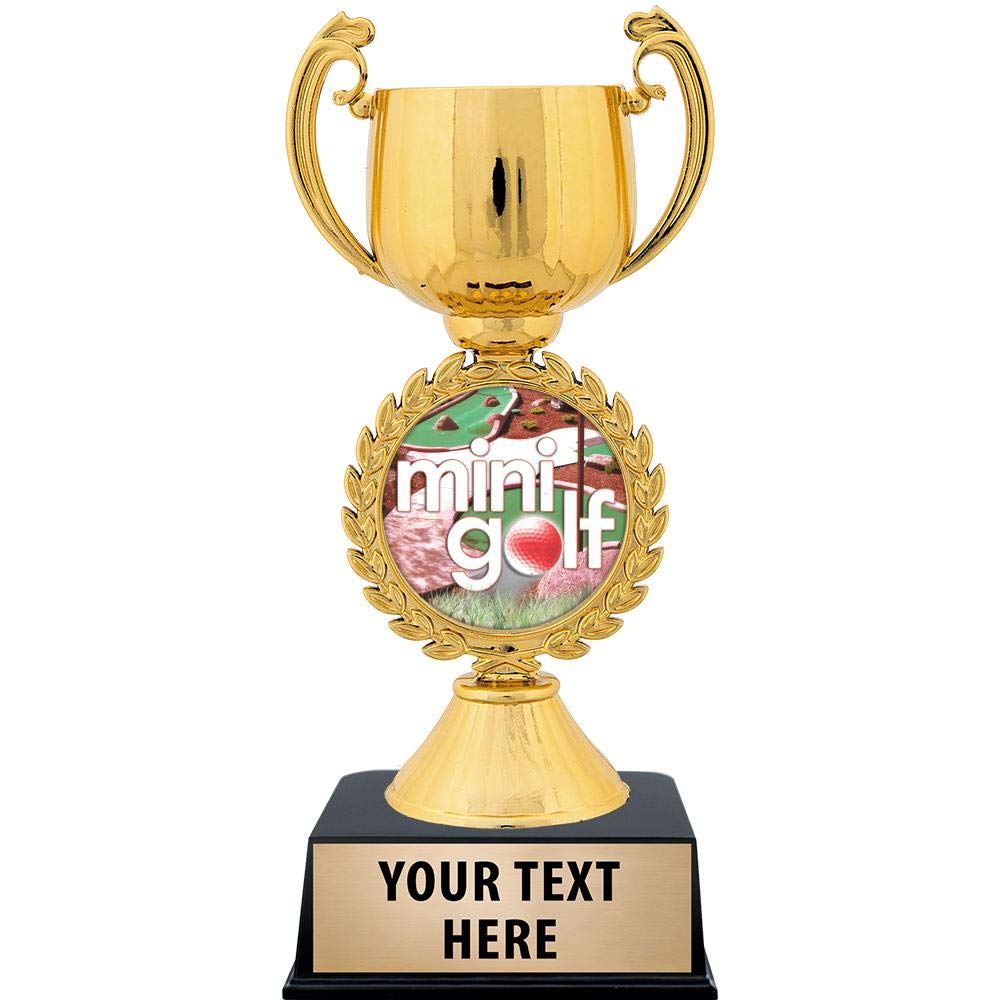 Personalized Mini Golf Trophy - 7.25