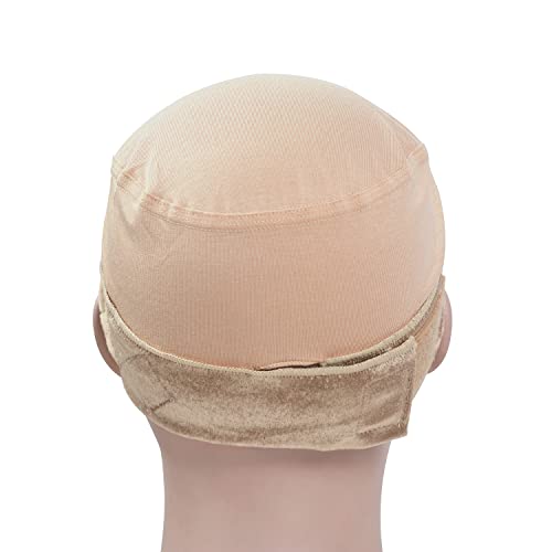 Breathable Wig Liner Cap with Adjustable Grip Band - Secure & Comfortable Hairpiece Base for Daily Wear, Cosplay & Costumes