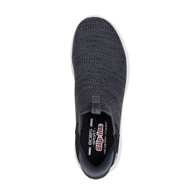 Women's Bobs B Flex Lo Stacked Up Comfortable Slip-On Sneakers - Lightweight & Flexible Shoes for Walking, Travel & Everyday Wear