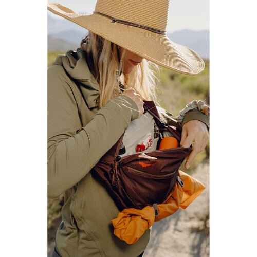 Peak Design Outdoor Sling 7L Eclipse - Waterproof Camera Bag for Travel & Hiking - Compact Crossbody Backpack for DSLR, Mirrorless & Photography Gear (Black) - Perfect for Adventure, Commuting & Everyday Use