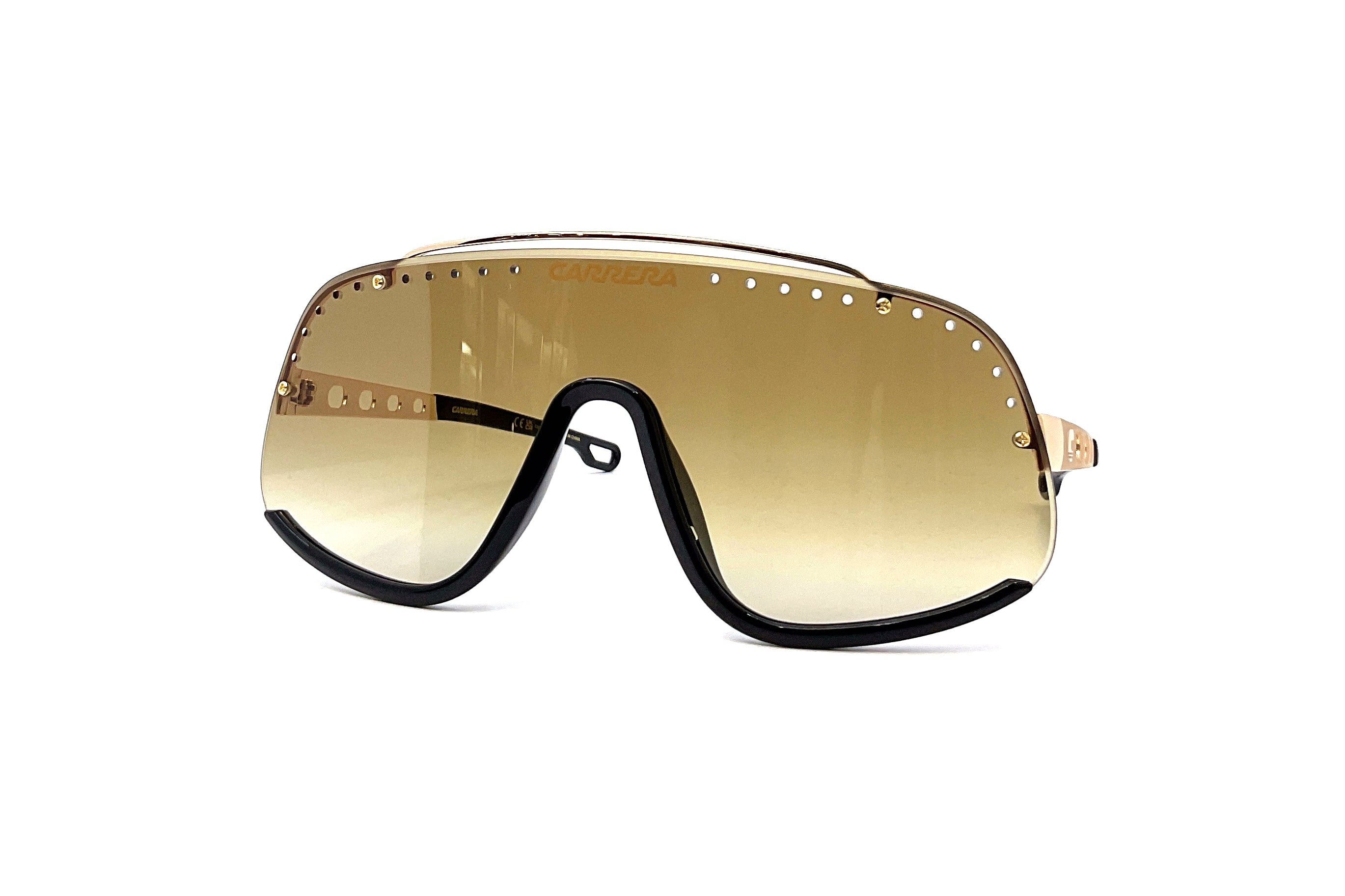 Carrera Flaglab 16 Sunglasses - Brown Gold Frame with UV Protection - Perfect for Driving, Outdoor Sports & Fashion Accessories