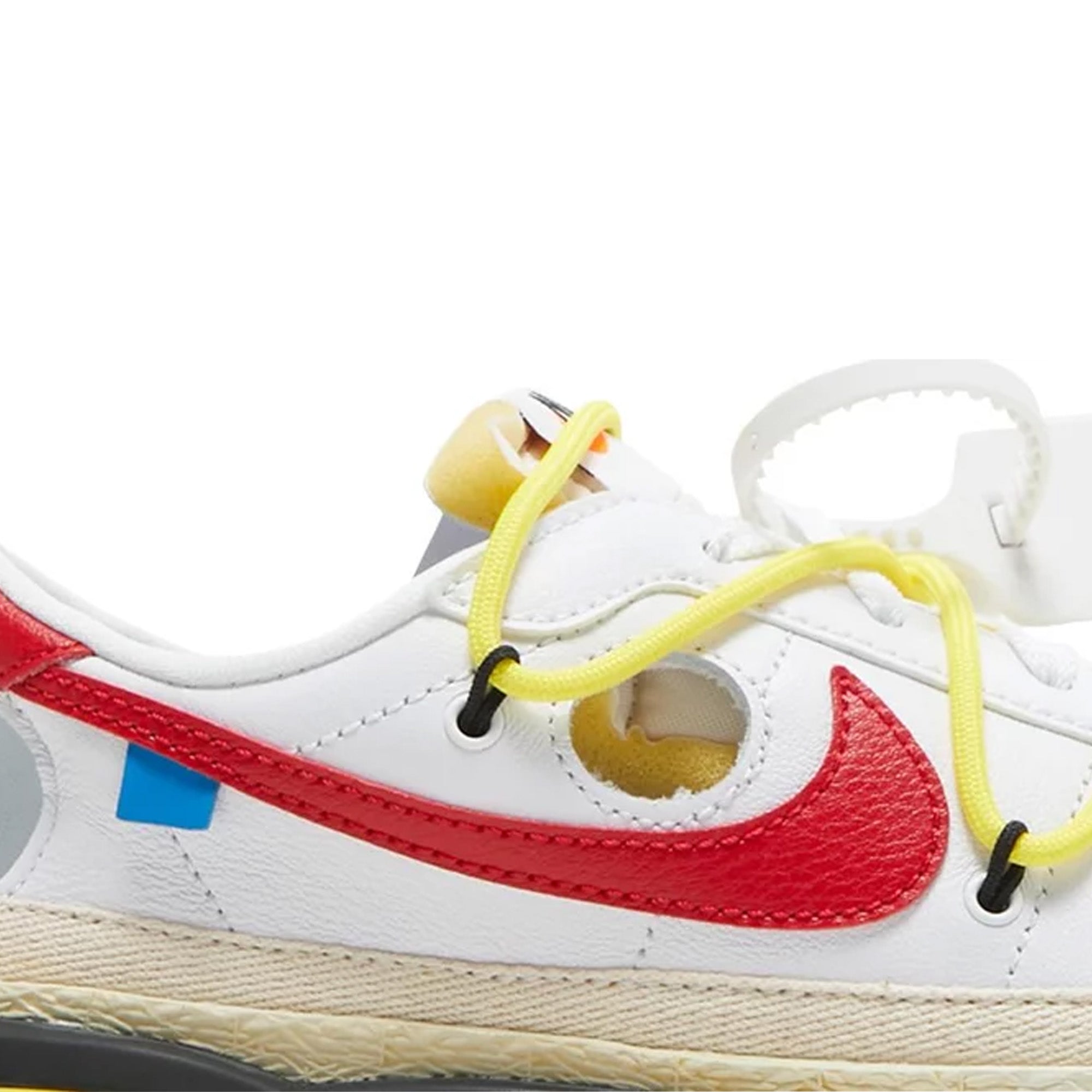 Nike Blazer Low 77 x Off-White 'University Red' Sneakers (2022) - Men's Streetwear Basketball Shoes for Casual Wear & Urban Fashion