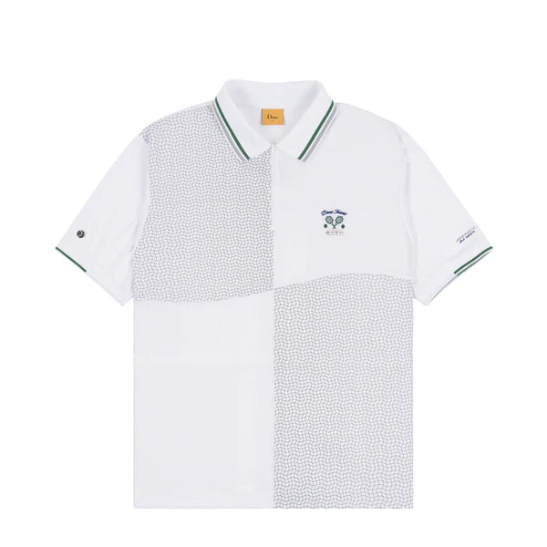 Dime Court Polo Shirt for Men - Classic White Cotton Tennis Polo - Perfect for Casual Wear, Golf & Summer Outfits