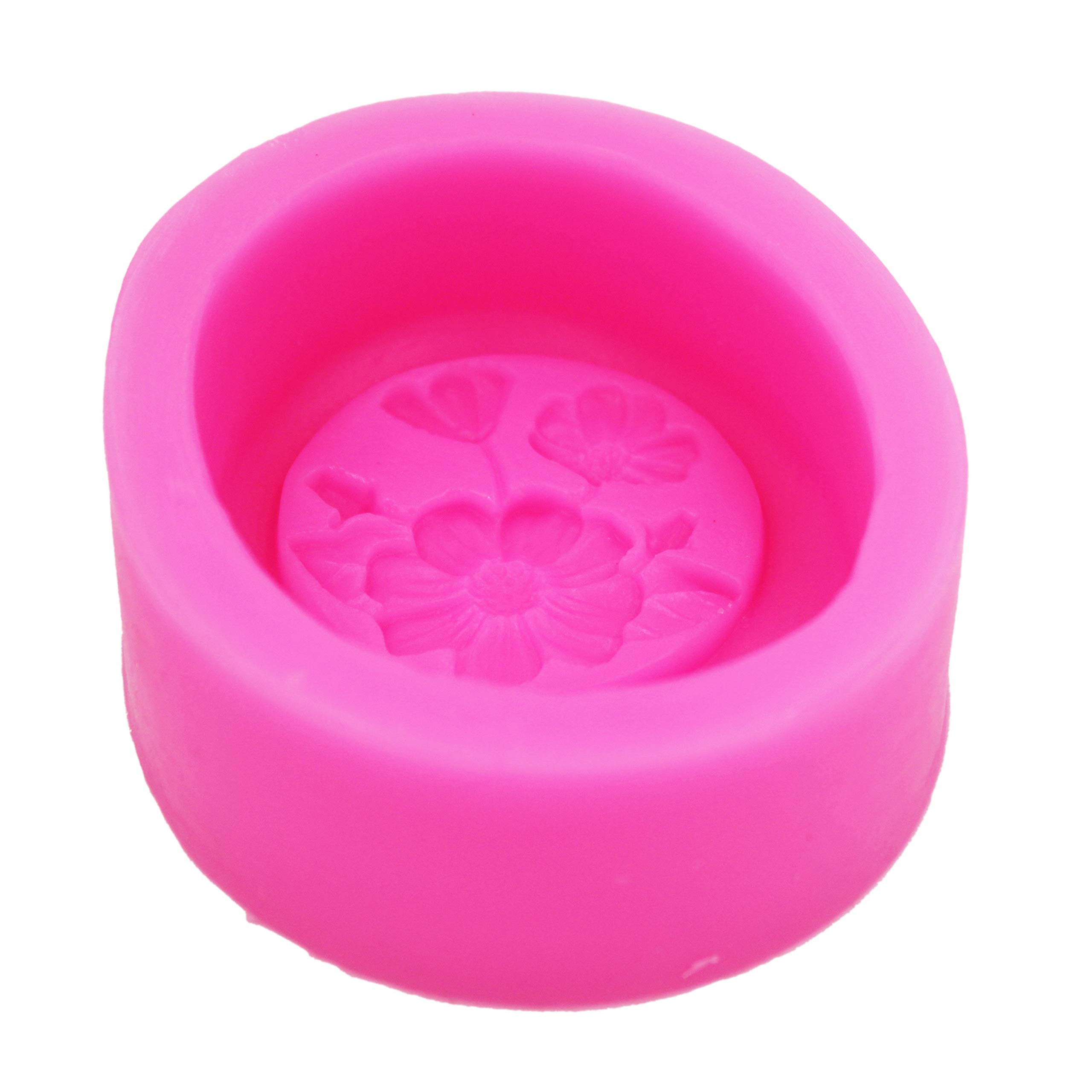 Flower Faith 50088 Silicone Soap Molds for DIY Handmade Soap Making - 6 Cavity Craft Art Molds for Bath Bombs, Candles, Resin, Chocolate - Perfect for Home, Spa, and Gift Making
