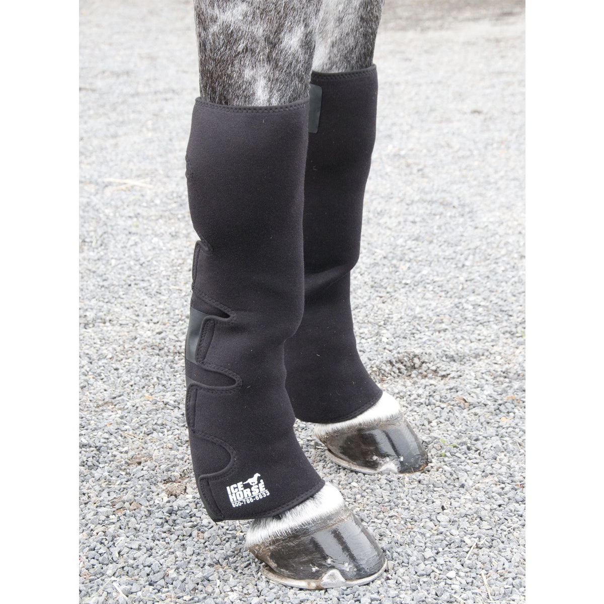 Ice Horse Knee to Ankle Wrap - Compression Support for Joint Pain Relief, Sports Recovery & Arthritis - Ideal for Running, Basketball, Workout & Daily Use