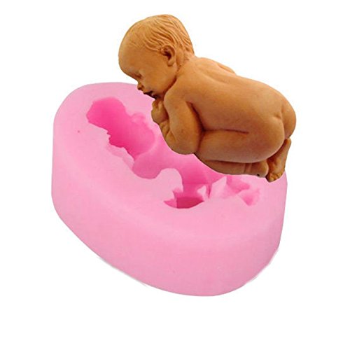 TREXEE Baby Silicone Cake Molds Set - 1 Pack Baking Tools for Fondant, Chocolate, Jelly & Soap Making - Perfect for Birthday Parties, Baby Showers & DIY Dessert Decorations