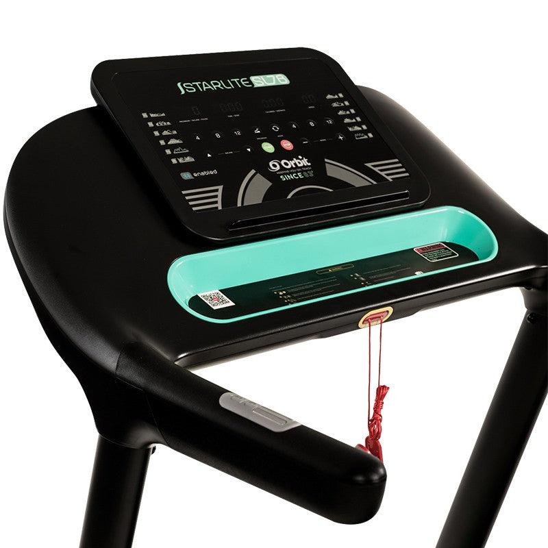Starlite SL7B Motorized Treadmill - Foldable Electric Running Machine for Home Gym, Cardio Workout & Fitness Training | Perfect for Small Spaces & Indoor Exercise