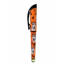 Wire Fox Terrier Gel Pen - Smooth Writing Dog Lover's Gift for Office, School & Art Projects