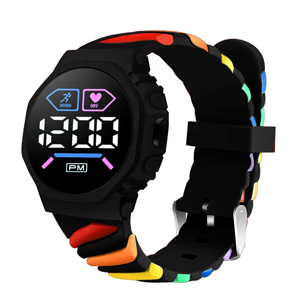 Digital Wristwatch for Men & Women - Waterproof Smart Watch with Fitness Tracker, Heart Rate Monitor & Sleep Tracking - Perfect for Running, Swimming & Everyday Use
