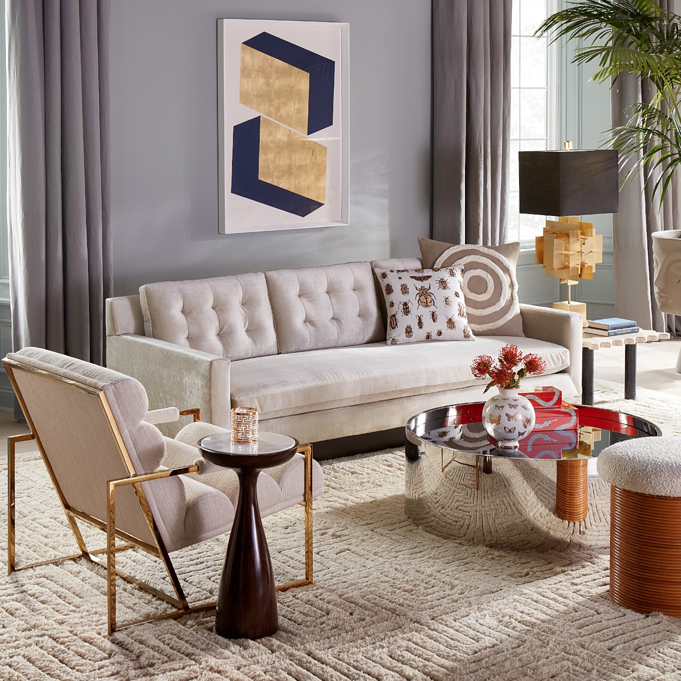 Wright Sofa - Modern Comfortable Couch for Living Room, Lounge & Home Decor - Perfect for Relaxing, Entertaining & Family Gatherings