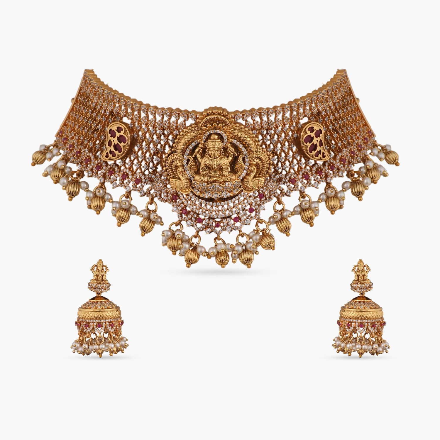 Exquisite Mrinala Antique Nakshi Choker Set - Handcrafted Ethnic Jewelry for Women - Perfect for Weddings, Parties & Cultural Events