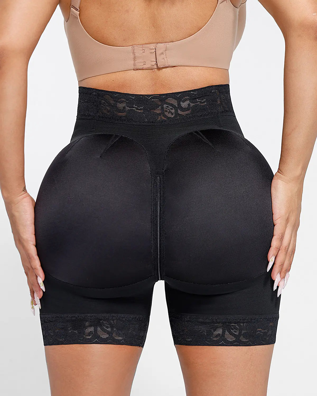 AirSlim® Front Hook Butt Lifting Shorts for Women - High Waist Tummy Control Shapewear - Perfect for Workout, Yoga & Everyday Wear
