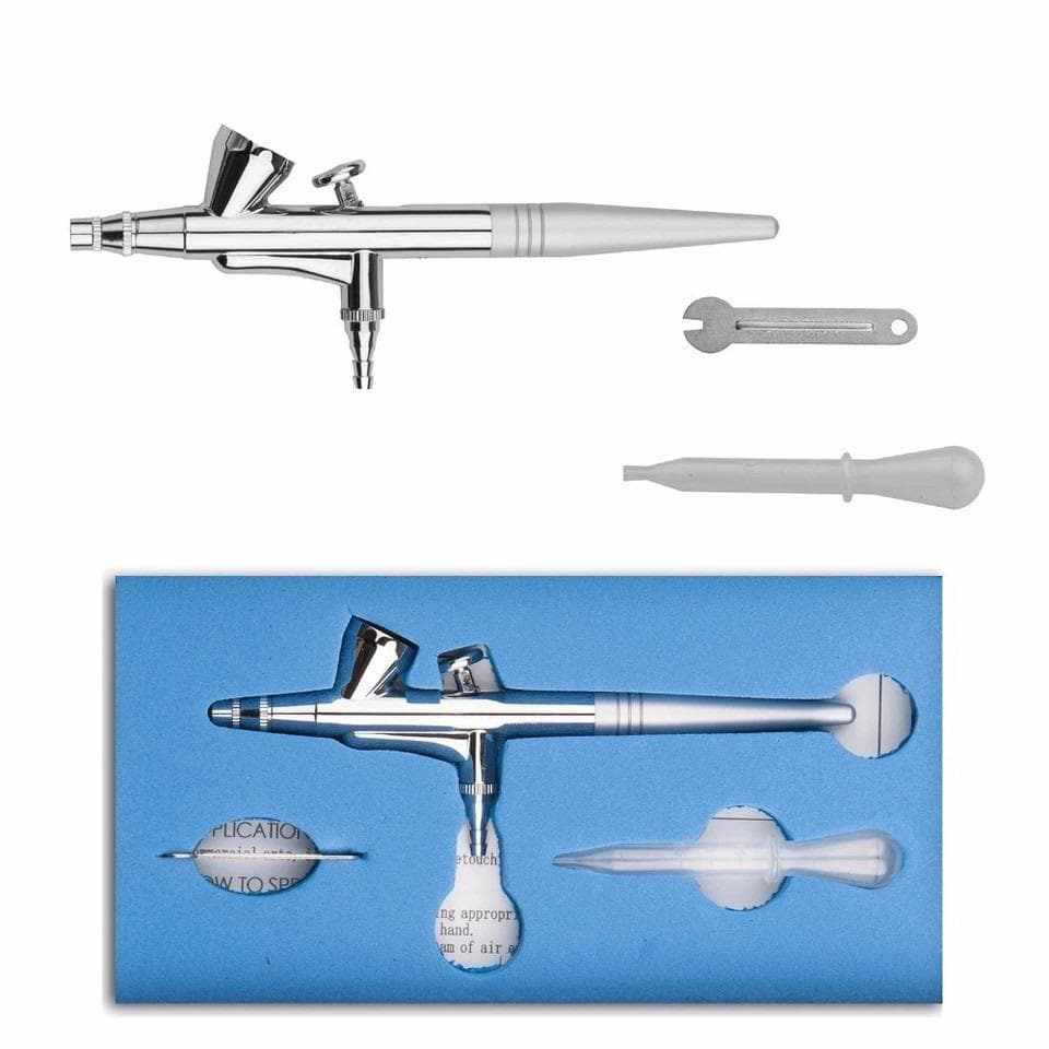Professional Airbrush Gun Kit with 0.4mm Nozzle - Perfect for Model Painting, Cake Decorating & Automotive Detailing