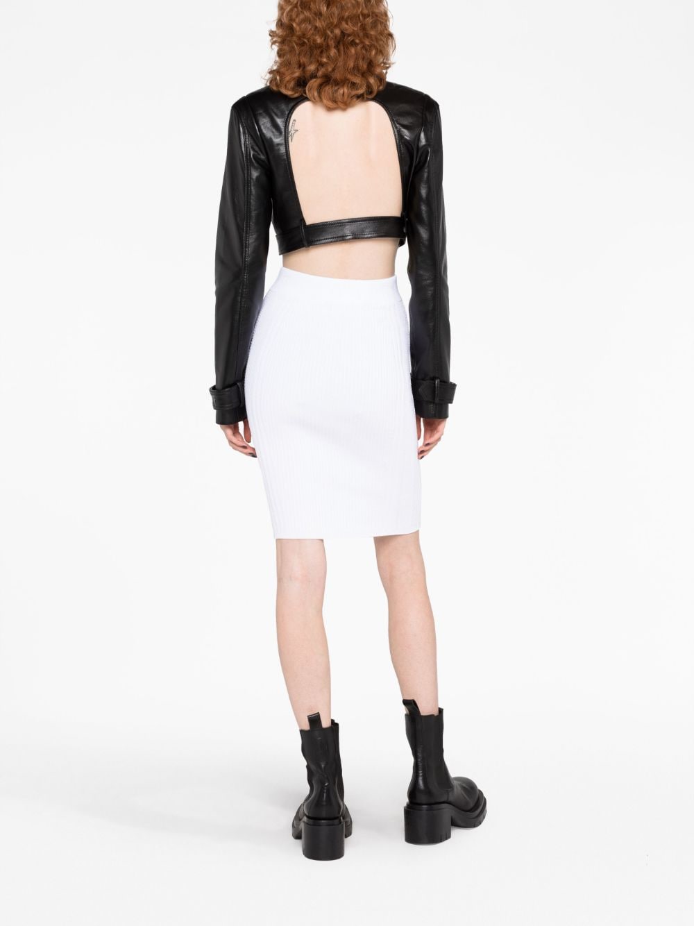 Balmain White Skirts for Women - Elegant High Waist A-Line Mini Skirt | Perfect for Parties, Dates & Office Wear