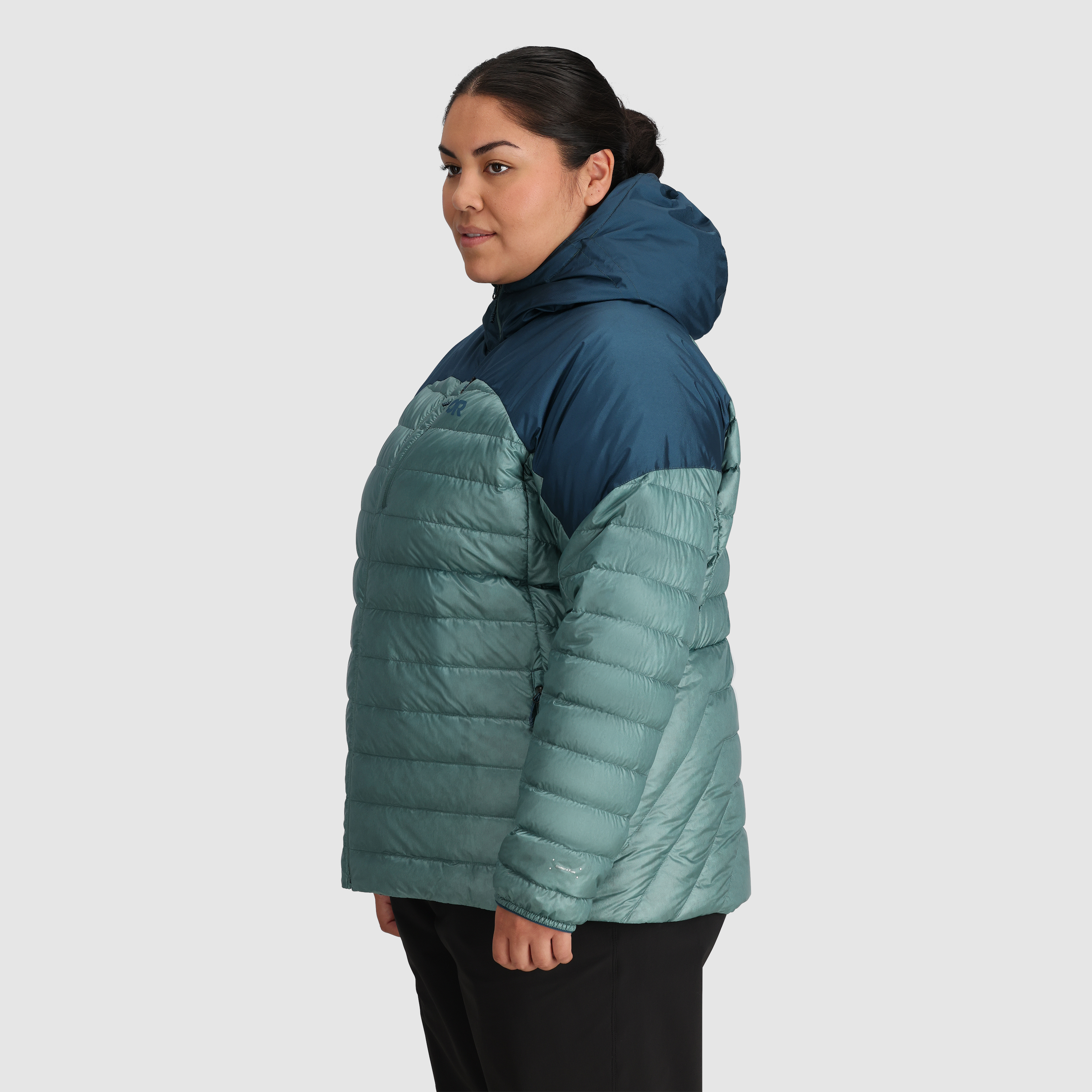 Lightweight Women's Helium Down Hoodie Jacket - Waterproof & Windproof Winter Coat for Hiking, Skiing & Outdoor Activities