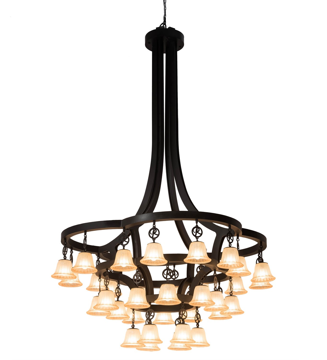 34-Light Crystal Chandelier for Dining Room - Elegant Modern Ceiling Light Fixture for Home Decor, Living Room, Bedroom, and Wedding Venue