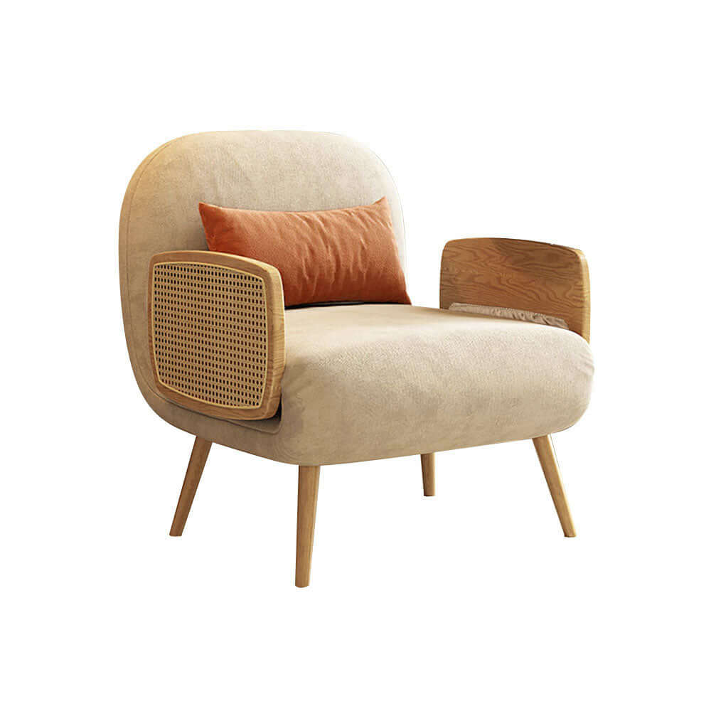 MidCentury Modern Daybed Single Sofa Bed - Convertible Sleeper Lounge Chair with Folding Design for Small Spaces, Guest Room & Living Room