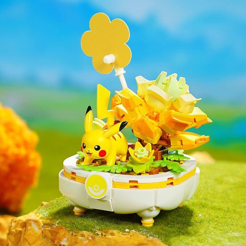 Keeppley Pokémon Bonsai Building Blocks Set - Season 2 Collectible Model Kit for Fans | Perfect for Home Decor, Gifts & Pokémon Enthusiasts