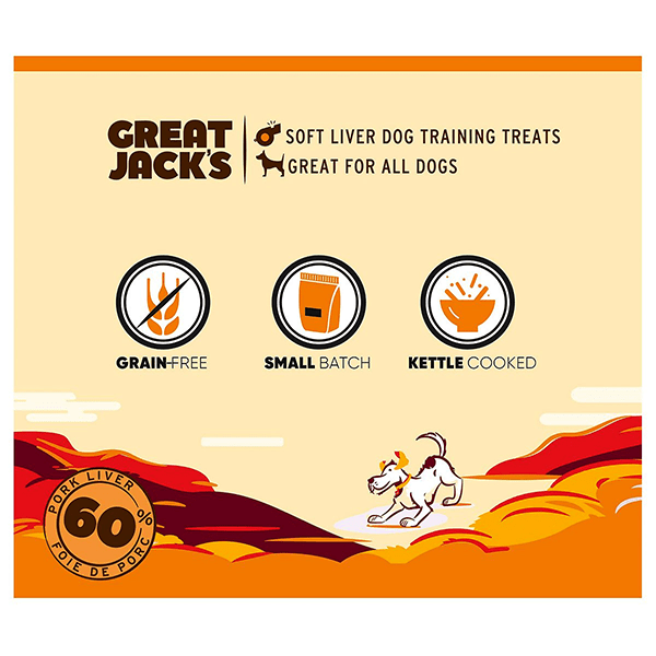 Premium Jack's Dog Training Treats - Liver & Cheese Flavor | High-Reward Snacks for Obedience & Behavior Training | Ideal for Puppy, Small & Large Breeds