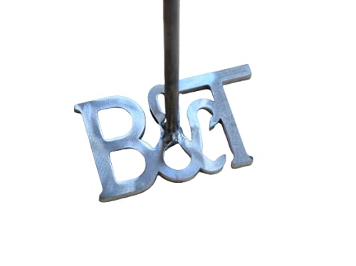Custom Personalized Initial '&' Branding Iron - Monogram Wood Burning Tool for DIY Woodworking, Leather Crafting & Gift Engraving | Perfect for DIY Projects, Home Decor & Personalized Gifts