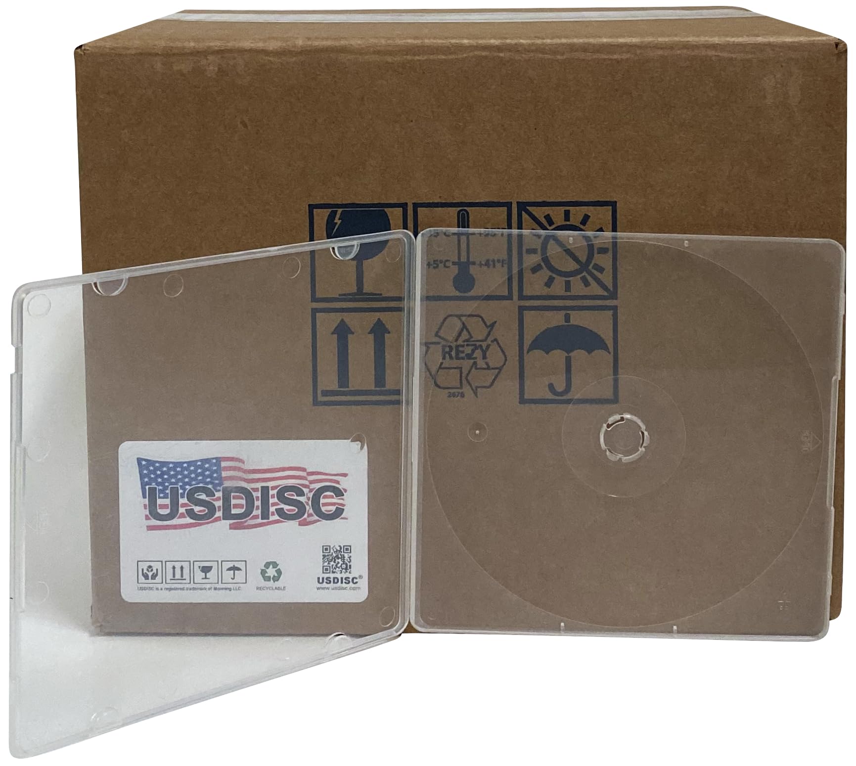 800 Pack of 5mm Clear PP Poly Cases - Single Disc Storage for CDs, DVDs & Blu-rays - Perfect for Media Organization & Protection