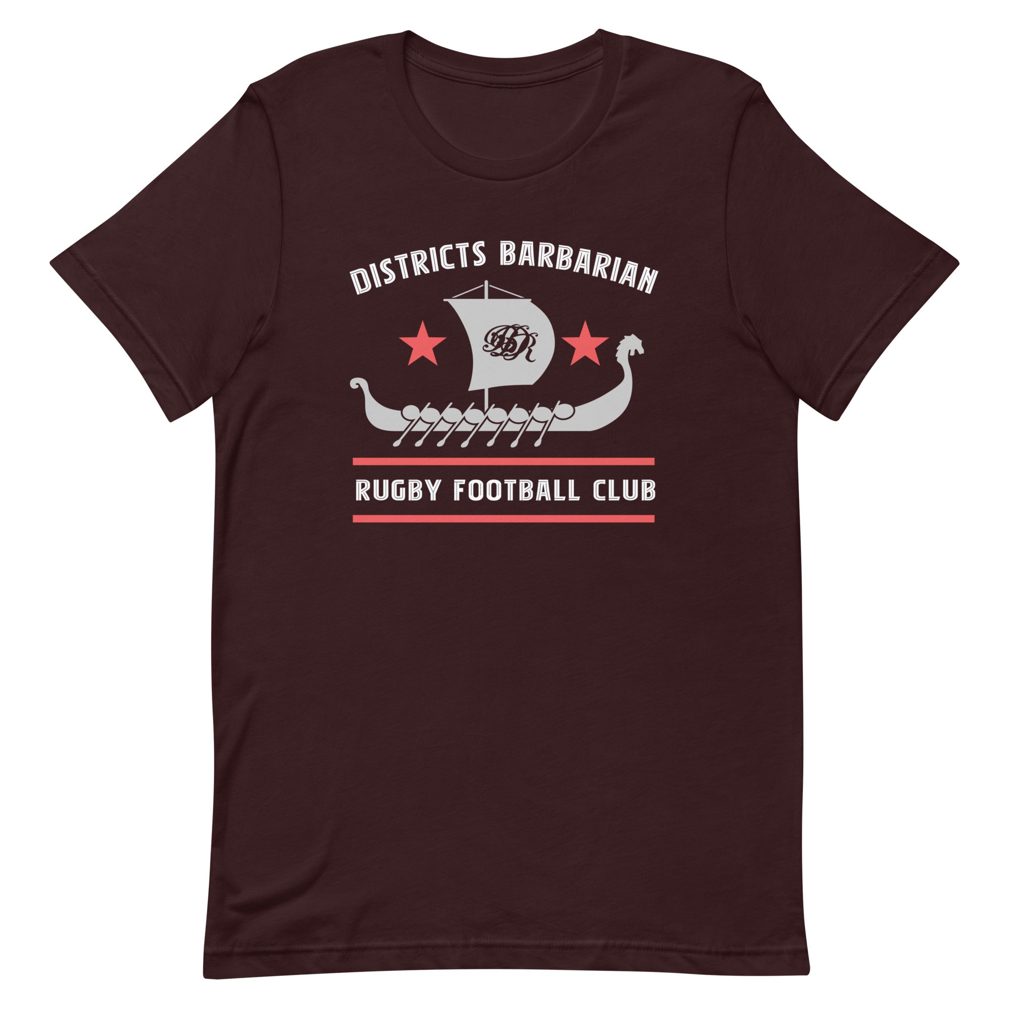 Districts Barbarian RFC Social T-Shirt for Men - Comfortable Cotton Crew Neck Tee for Casual Wear, Sports & Outings
