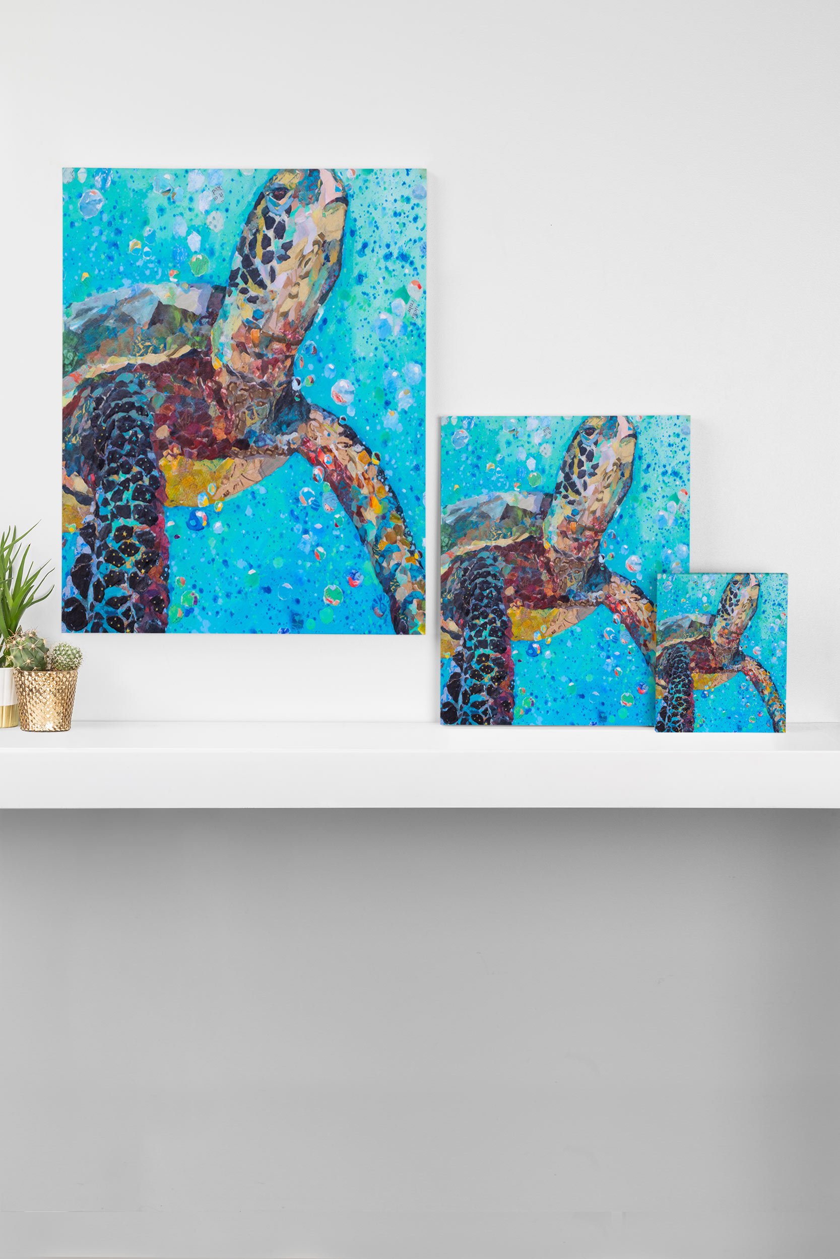 Deny Designs Elizabeth St Hilaire Nelson Water Baby Art Canvas - 24x30 Inch Wall Decor for Living Room, Bedroom & Office - Modern Abstract Painting for Home & Office Decor