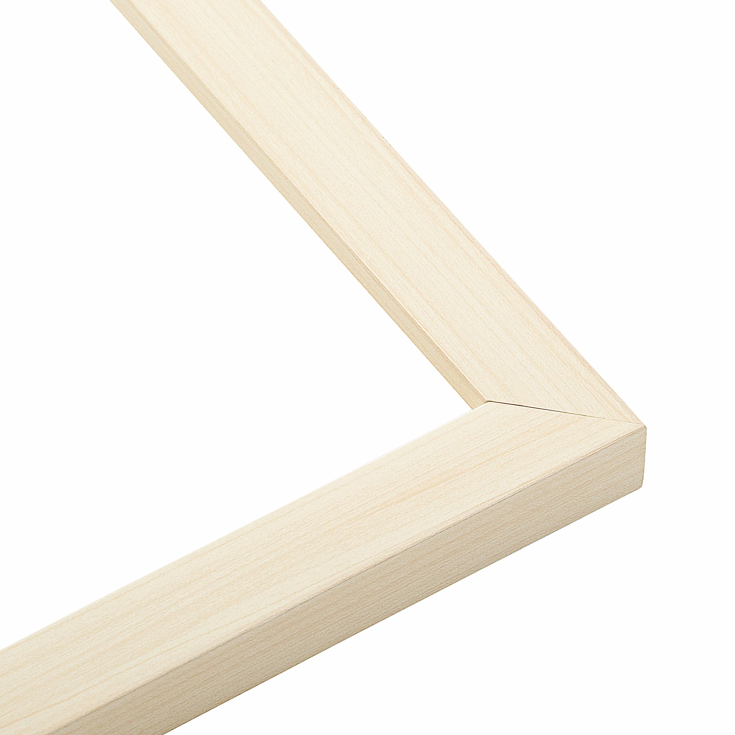CountryArtHouse 44x9 Inch Whitewashed Solid Wood Picture Frame - 0.8125