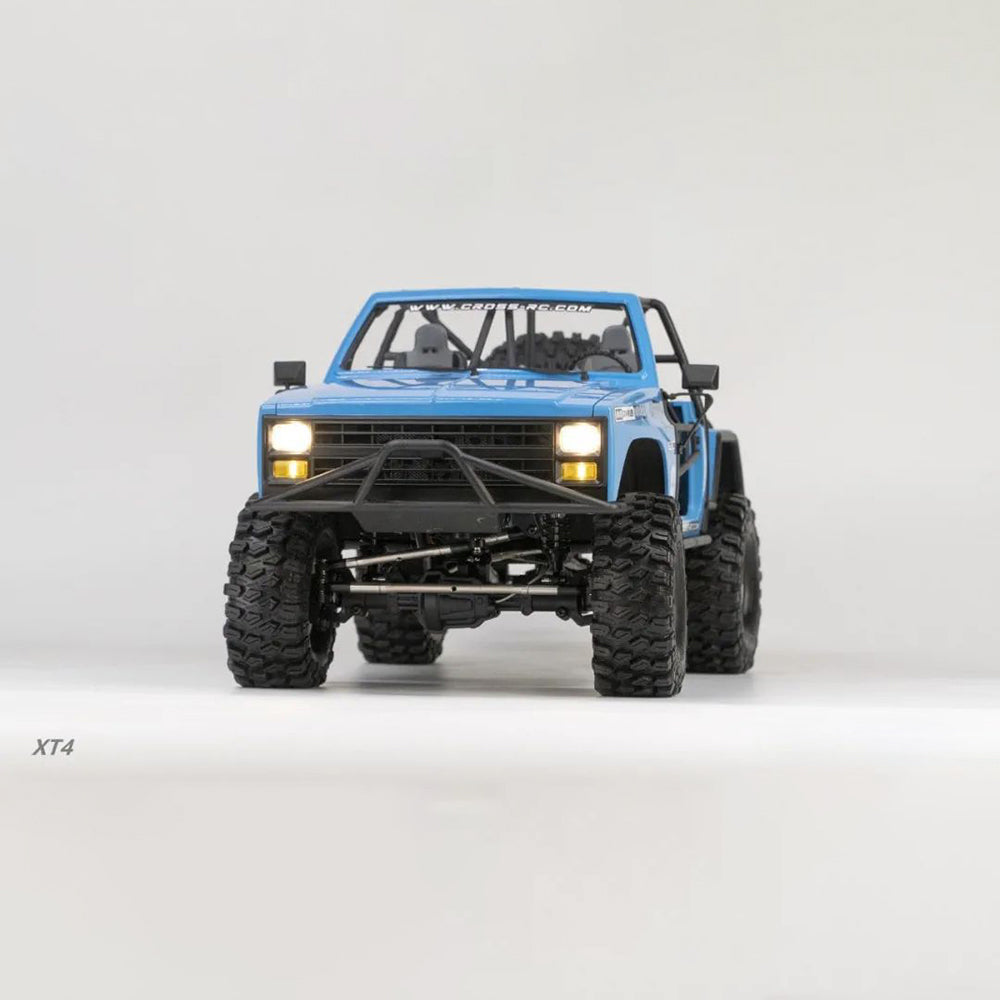 CrossRC XT4 1/10 Scale RC Off-Road Crawler Truck - Unpainted Unassembled Kit with ABS Hard Shell & 2-Speed Transmission - Perfect for Rock Crawling, Trail Adventures & Backyard Off-Roading