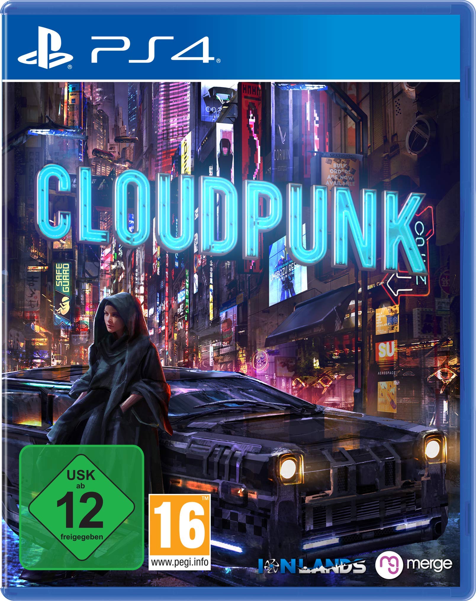 Cloudpunk - PlayStation 4 Game | Cyberpunk Adventure for PS4 Console | Perfect for Sci-Fi & Open-World Gaming Enthusiasts