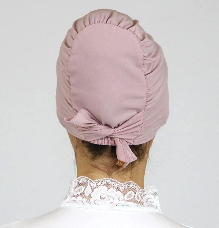 Firdevs Amira Hijab - Light Pink Cotton Stretchable Muslim Headscarf for Women - Perfect for Daily Wear, Prayer & Modest Fashion