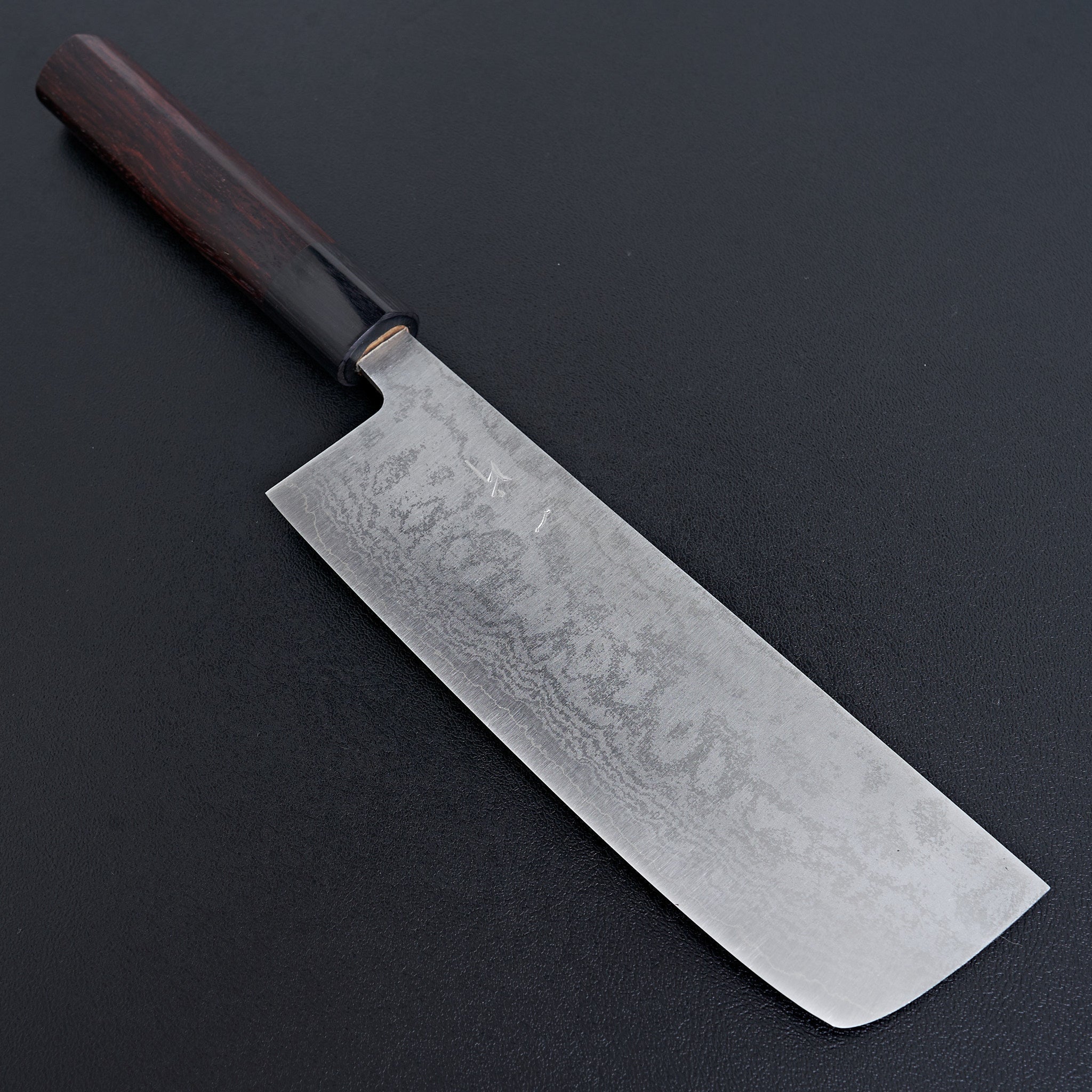 Hitohira Setsu Forged VG-10 Damascus Nakiri Knife 165mm - Japanese Chef Knife with Wooden Handle for Slicing, Dicing & Vegetable Prep - Perfect for Home Cooks & Professional Kitchens