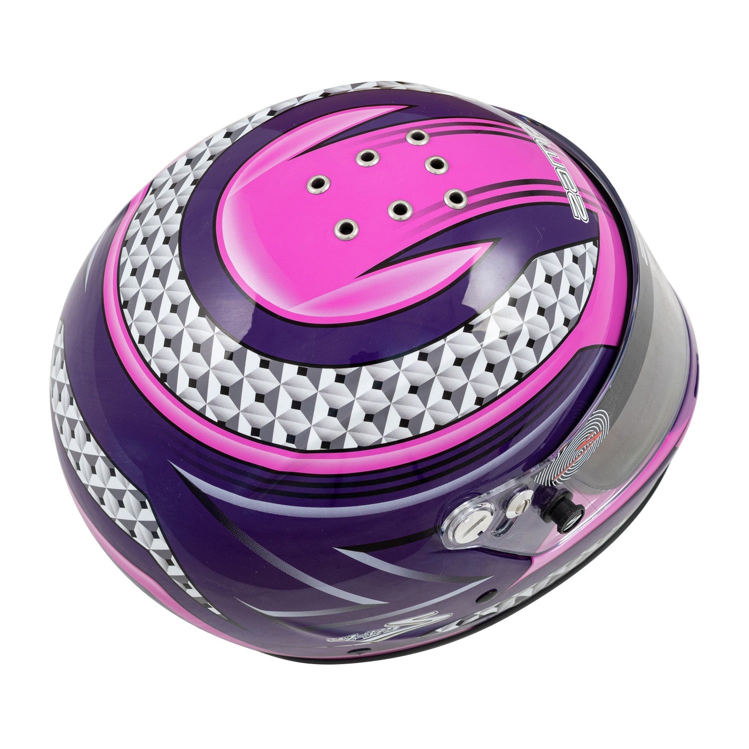 Zamp RZ 37Y Youth SFI 24.1 Certified Graphic Racing Helmet - Lightweight & Safe for Karting, Motocross, ATV & Junior Drag Racing