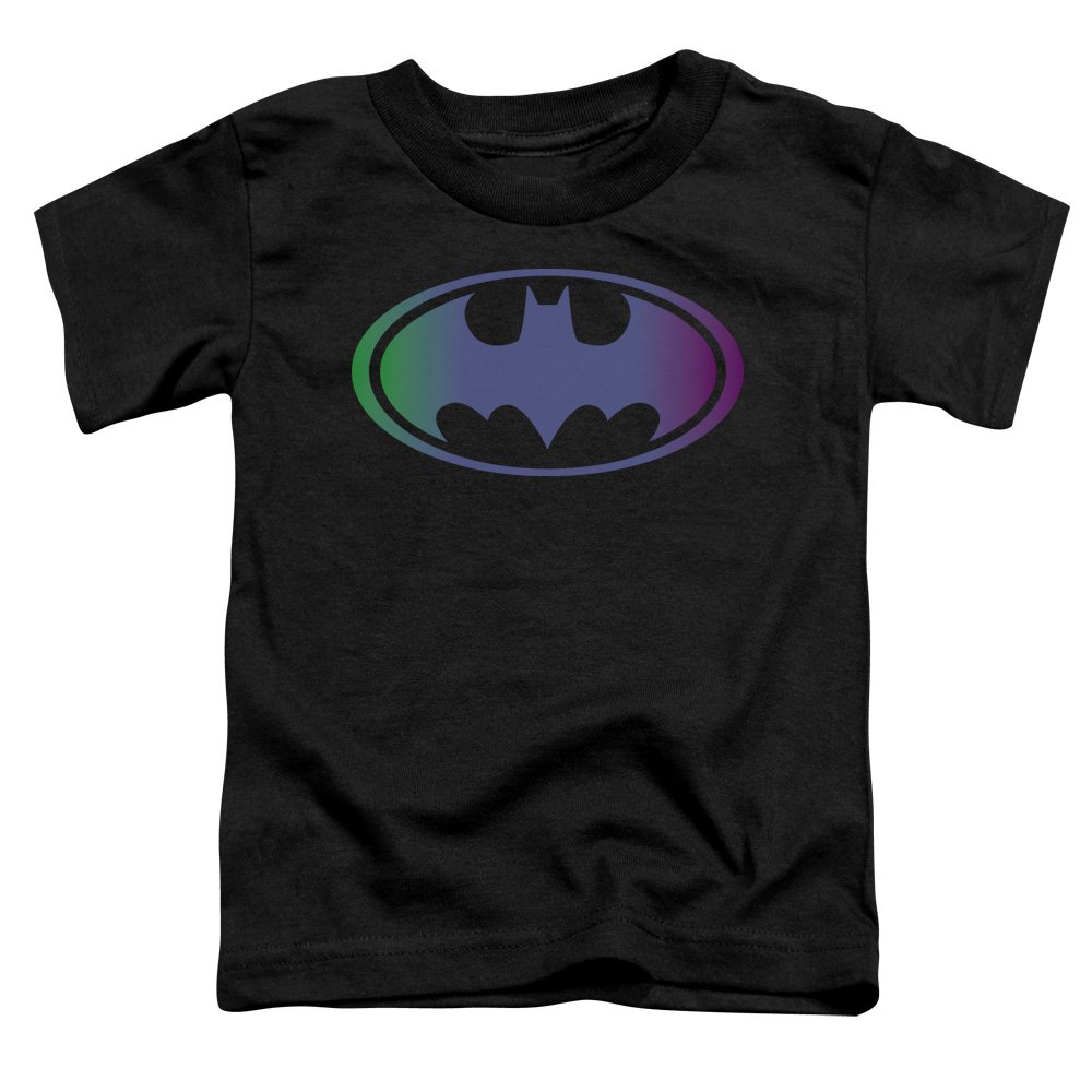 Batman Gradient Bat Logo Unisex Toddler T-Shirt for Boys & Girls - Superhero Costume, Birthday Gift & Casual Wear