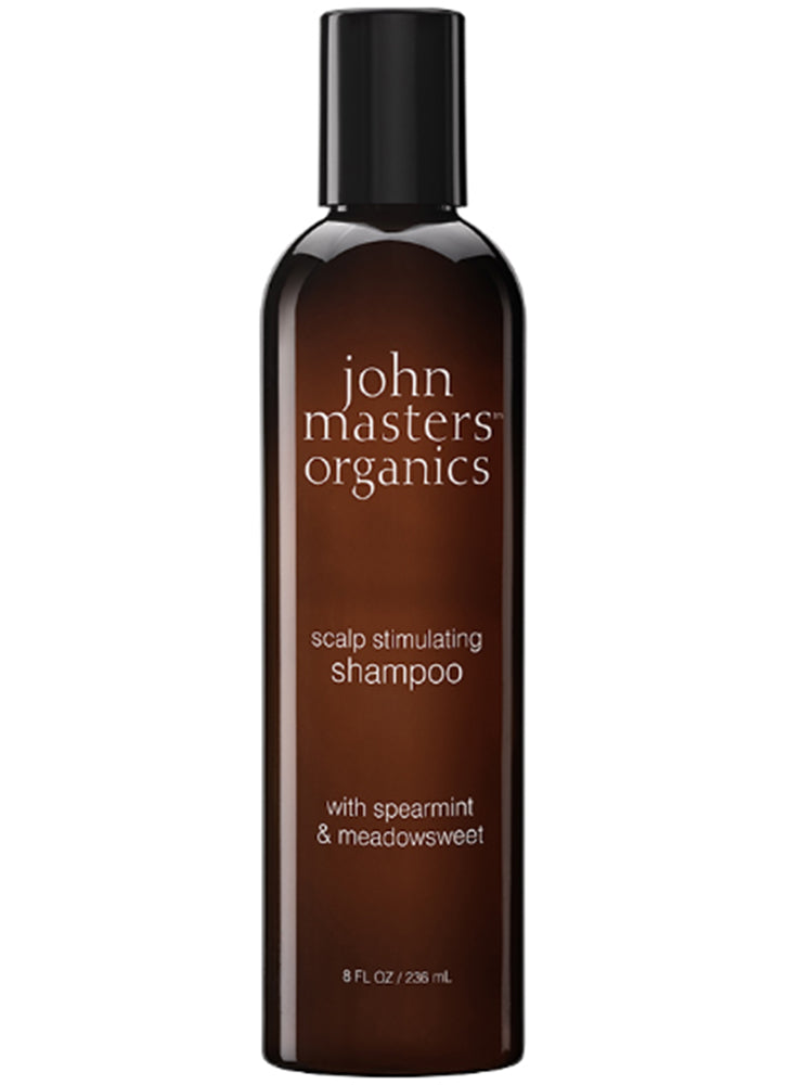 John Masters Organics Scalp Stimulating Shampoo with Spearmint & Meadowsweet - Natural Hair Care for Dry Scalp & Dandruff Relief - Perfect for Daily Use & Scalp Massage