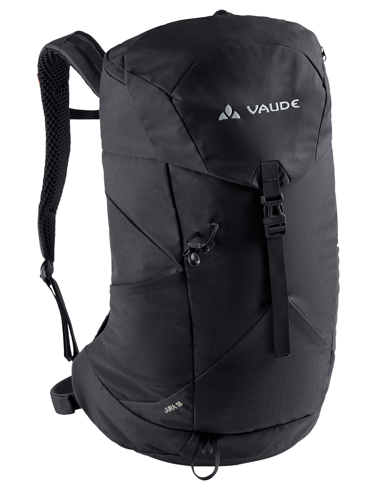 VAUDE Jura 18 Backpack - Lightweight Hiking Daypack for Men & Women - Water-Resistant Black Outdoor Backpack - Perfect for Camping, Travel & Daily Commute