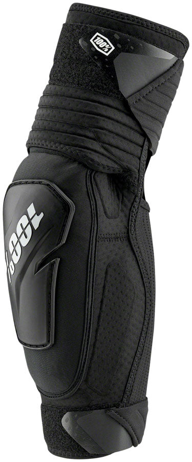 100% Fortis Elbow Guards - Black, Large/X-Large with Embossed Ventilated Padding for Motorcycle Riding, Skateboarding & Extreme Sports Protection