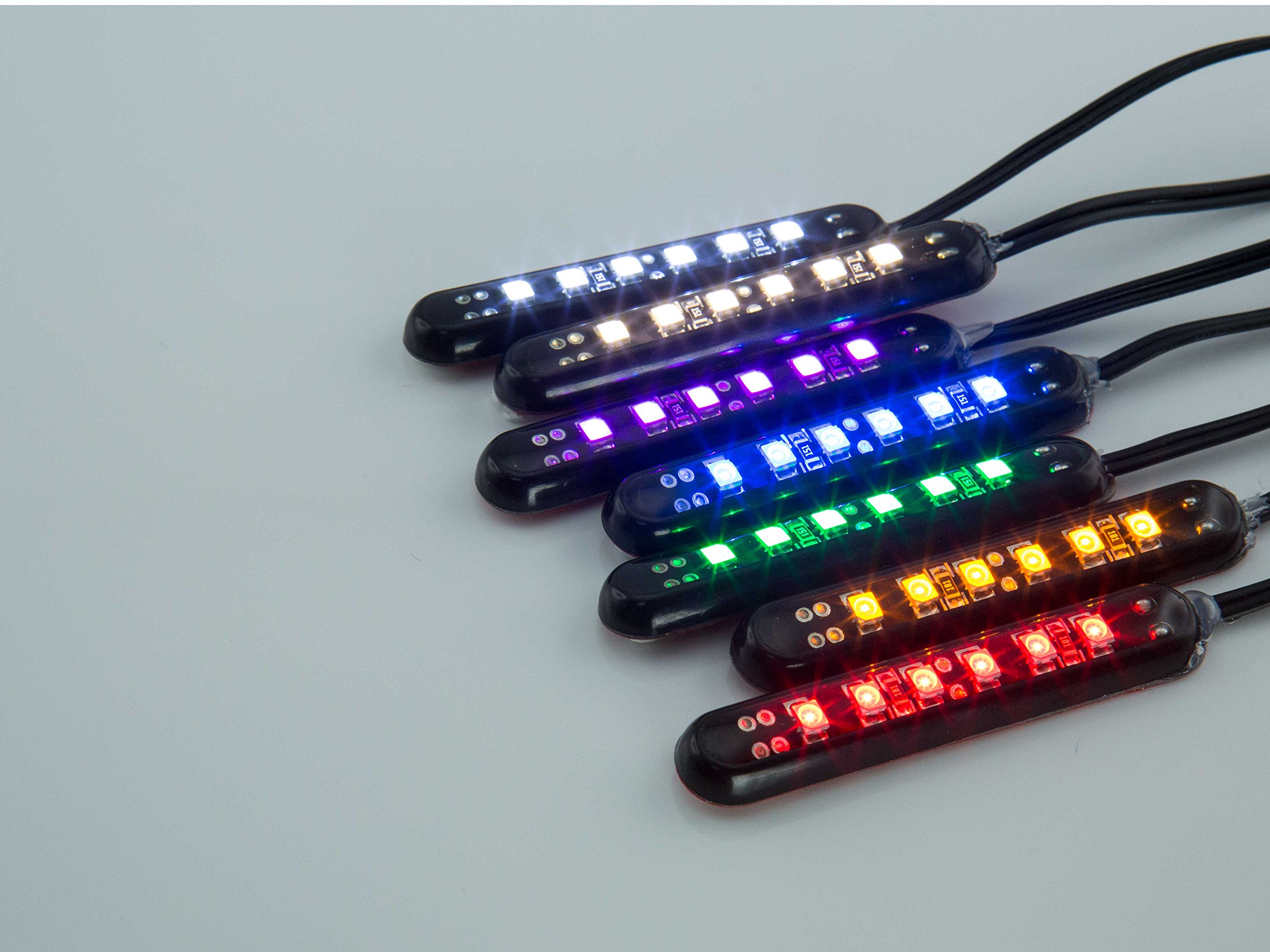 Oznium LED Modules - Straight Black UV LED Light Strips for Home, Car, and Outdoor Decoration | Energy-Efficient & Durable Lighting Solution
