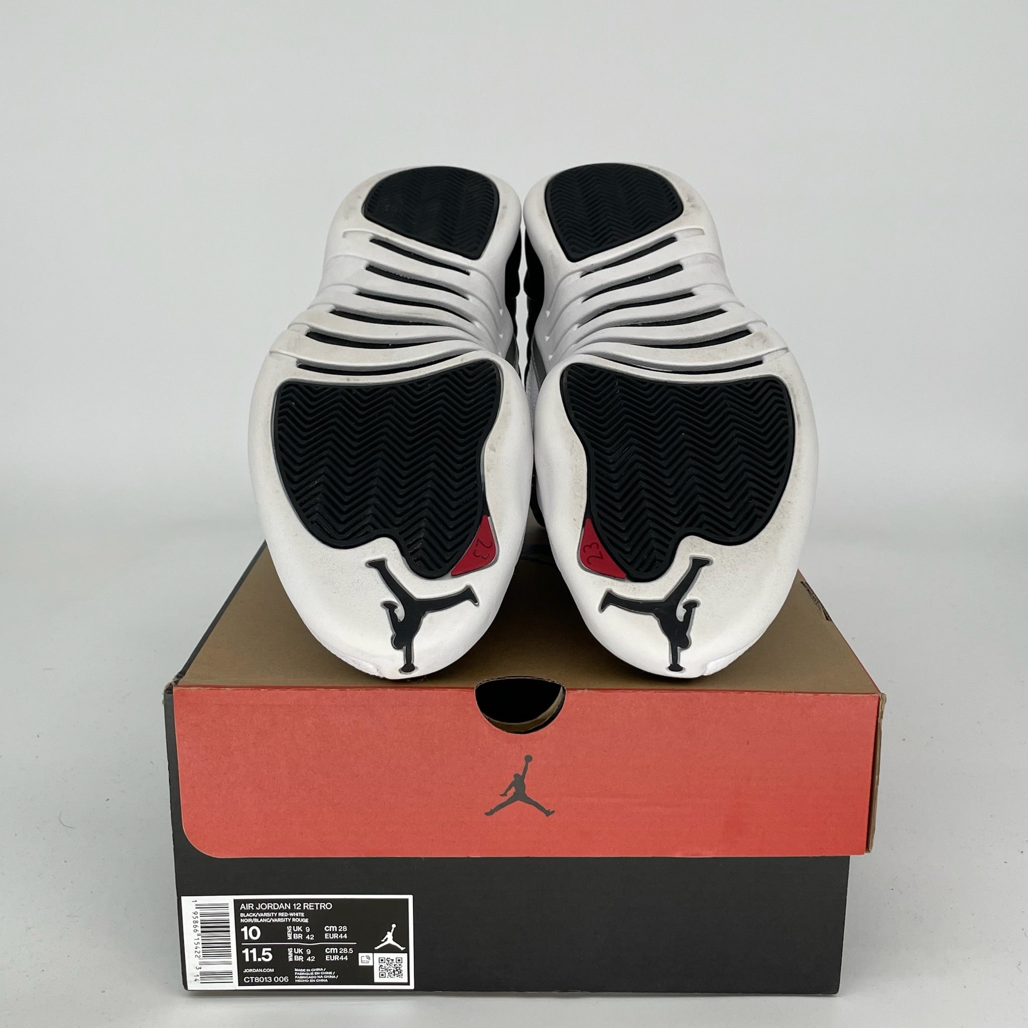 AIR JORDAN 12 PLAYOFFS Retro Basketball Shoes Men's Size 10 - Black/Red (CT8013-006) | Authentic Sneakers for Basketball, Streetwear & Collectors
