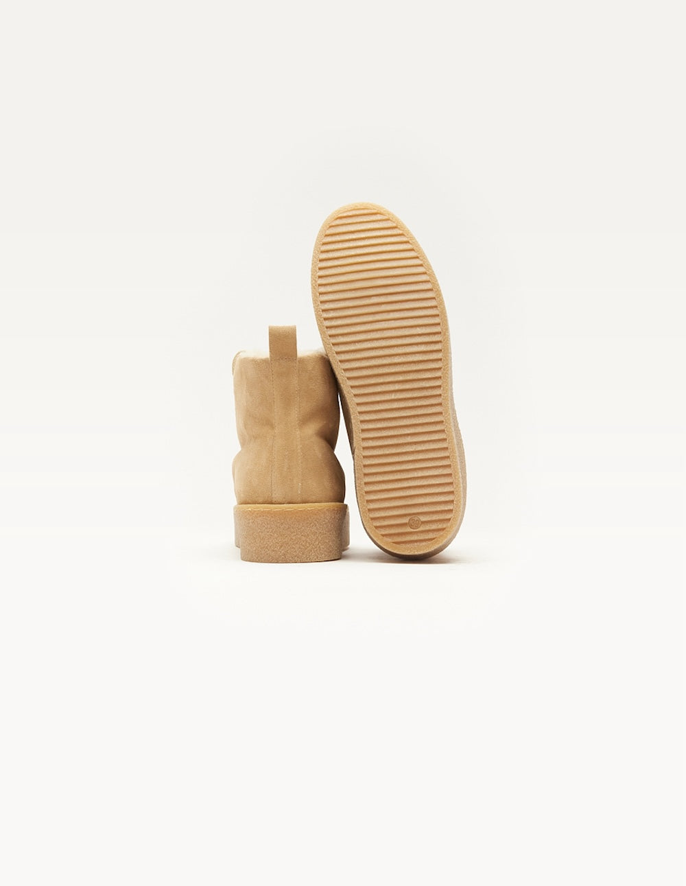 Anouck Fur Lined Boots - Genuine Suede Taupe Winter Boots for Women | Perfect for Cold Weather & Outdoor Activities