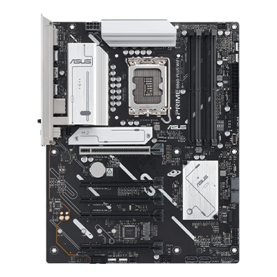 ASUS PRIME B860 PLUS WIFI ATX Motherboard - Intel LGA 1700 Socket, DDR5, PCIe 5.0, WiFi 6, Bluetooth 5.2 - Perfect for Gaming PC, Workstation & Home Office Builds
