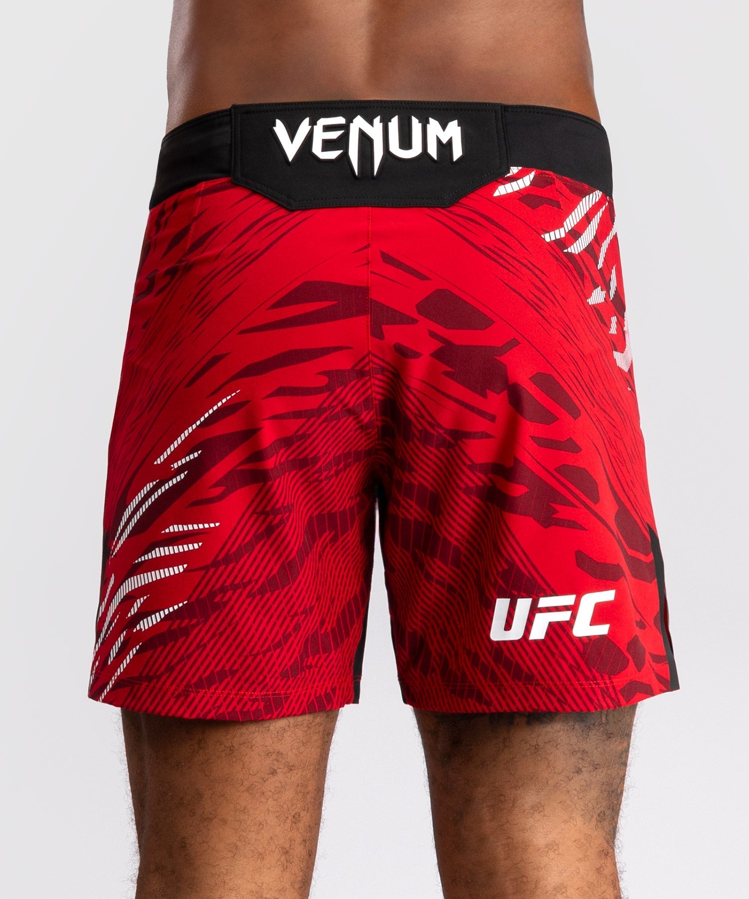 Venum UFC Fusion Authentic Men's Fight Night Shorts - Red | MMA Training & Competition | Perfect Fit for Fighters & Fitness Enthusiasts