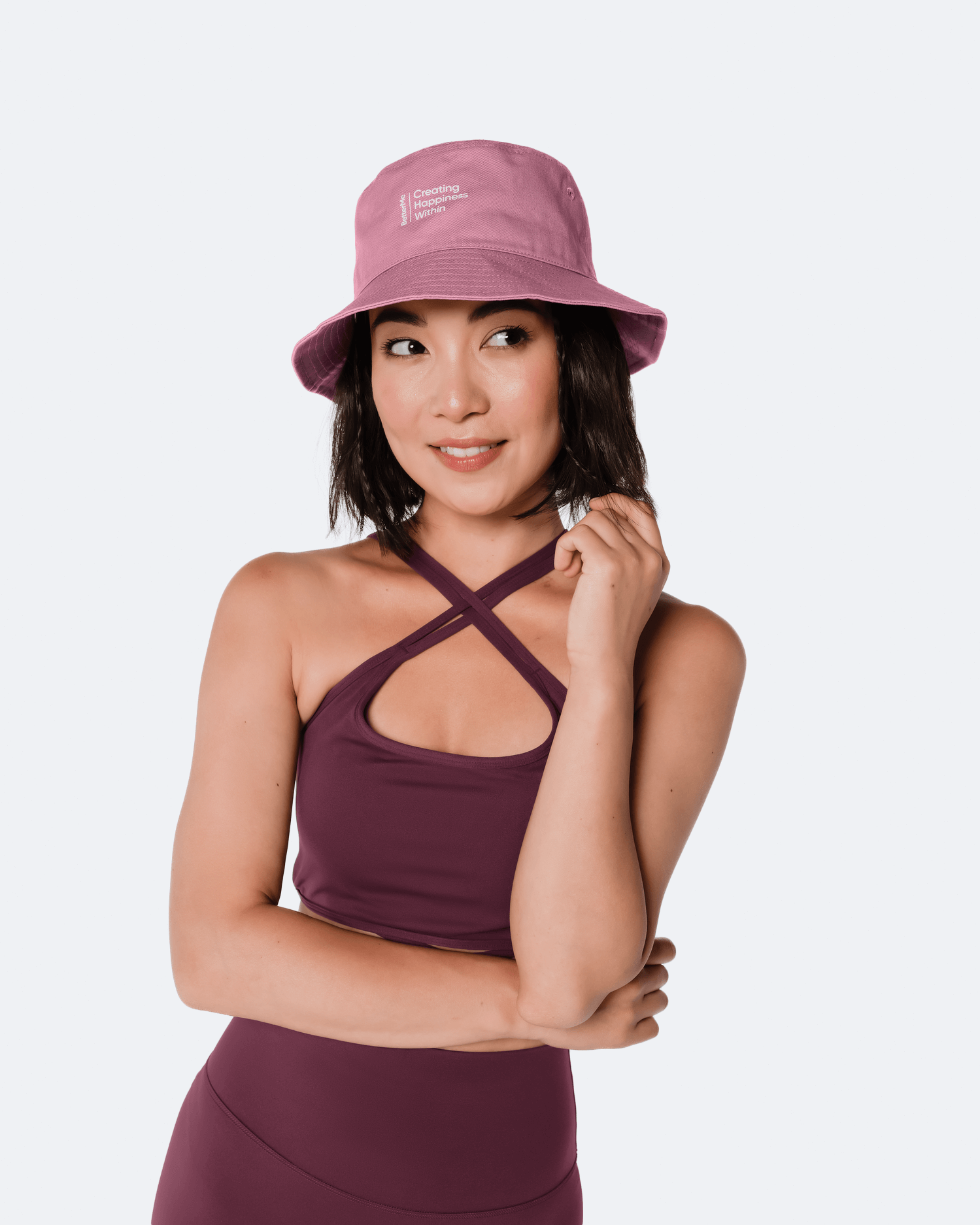 Stylish Dusty Pink Casual Bucket Hat for Women - Summer Sun Protection & Outdoor Fashion Accessory - Perfect for Beach, Travel, and Everyday Wear