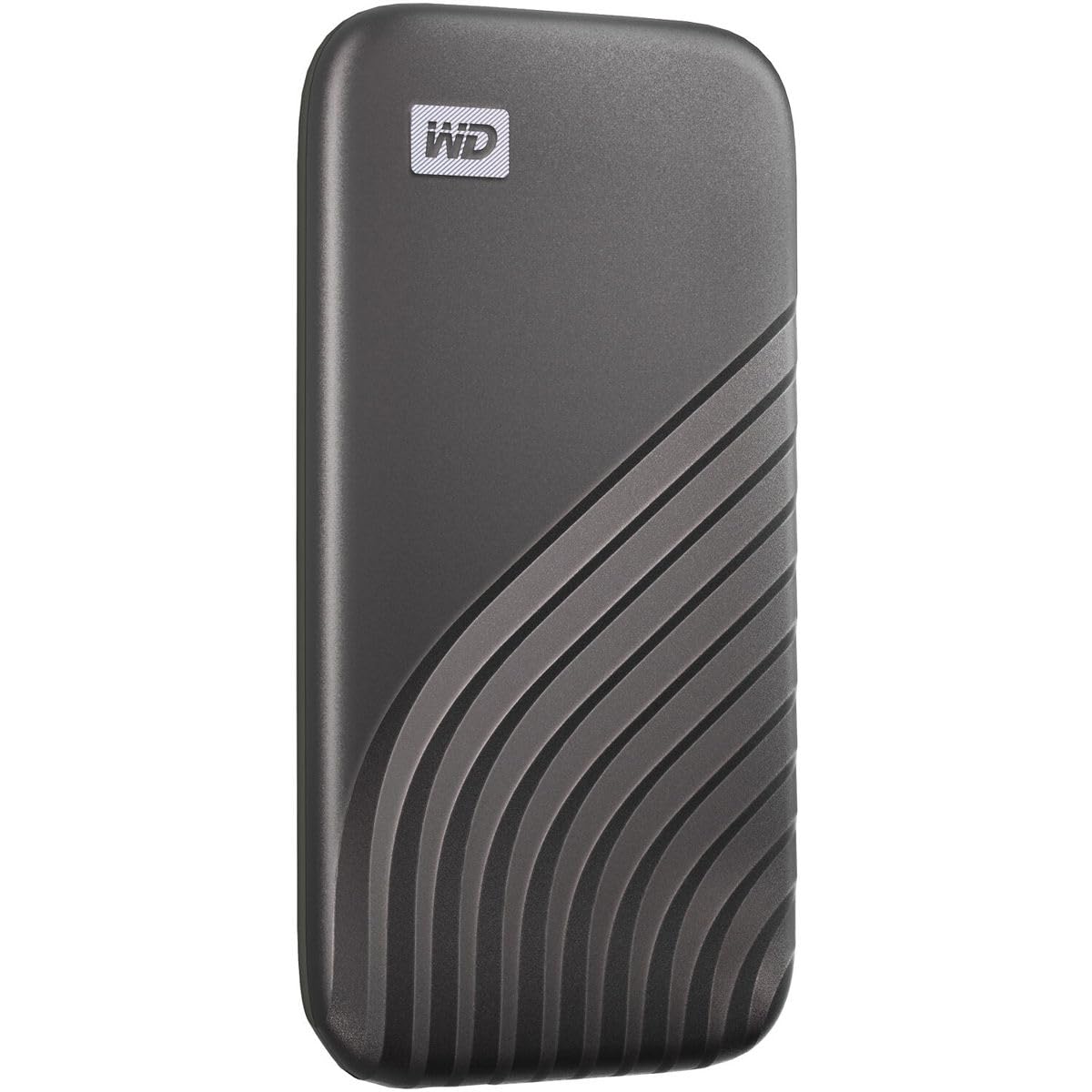 Western Digital 4TB My Passport SSD Portable External Hard Drive - Ultra Fast 1050MB/s USB 3.2 Gen 2 & USB-C Compatible (USB-A Adapter Included) - Sleek Grey Design for Mac, PC, Laptop, Gaming & Photo/Video Storage