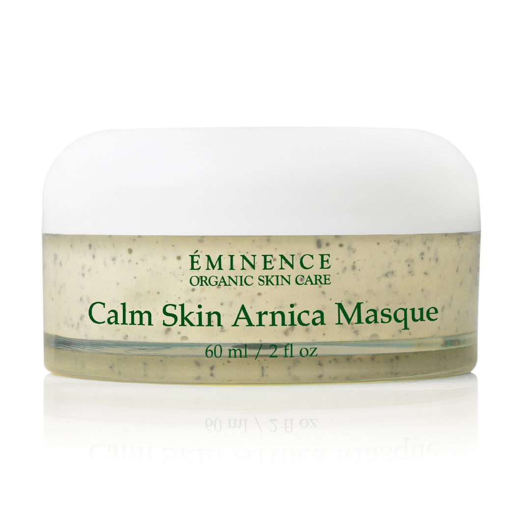 Eminence Organics Calm Skin Arnica Masque - Soothing Facial Mask for Sensitive & Irritated Skin - Perfect for Post-Sun Care & Rosacea Relief