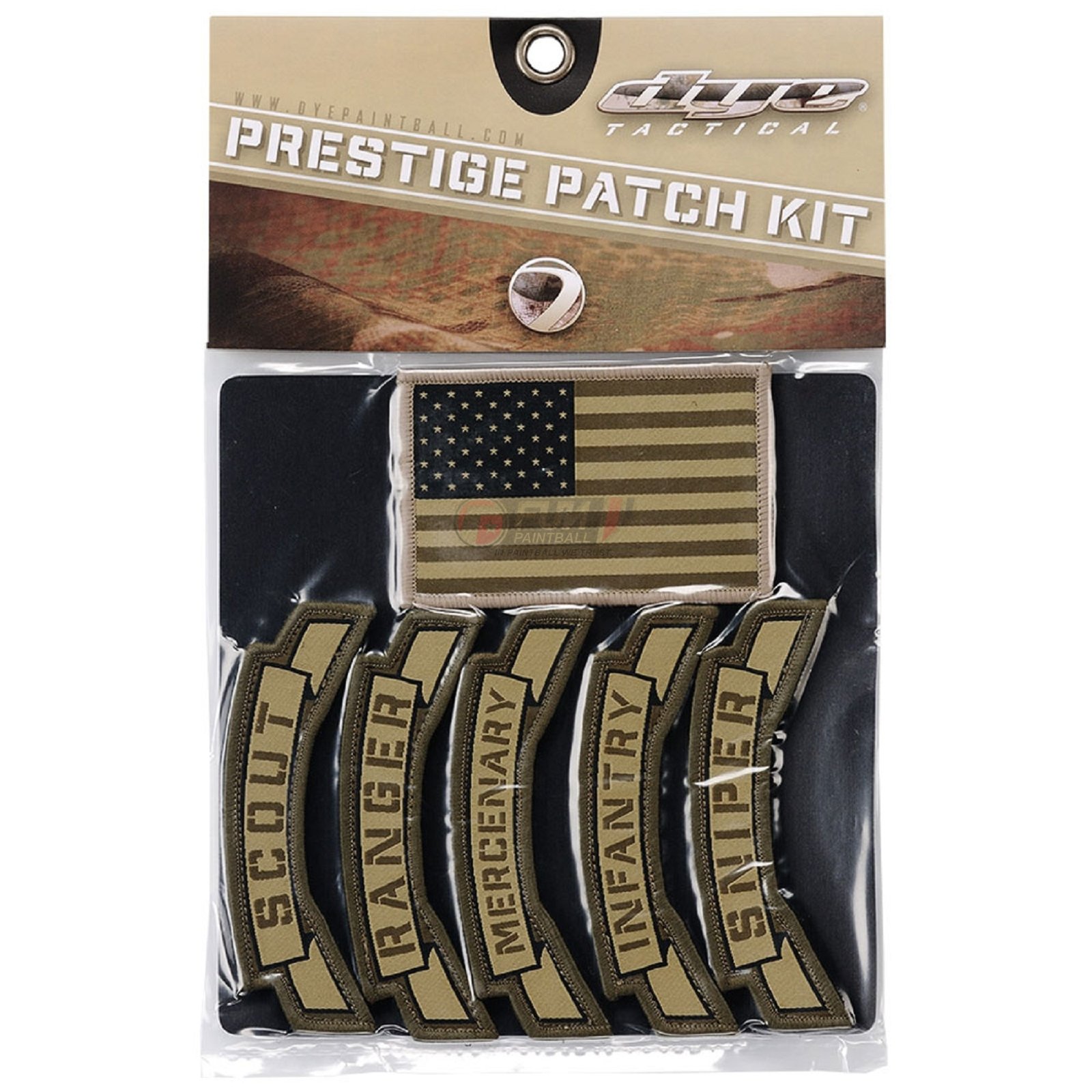 Dye Tactical Velcro Prestige Patch Kit - Military Unit Morale Patches for Tactical Gear, Uniforms & Backpacks | High-Quality Hook and Loop Fastener for Customization & Identification