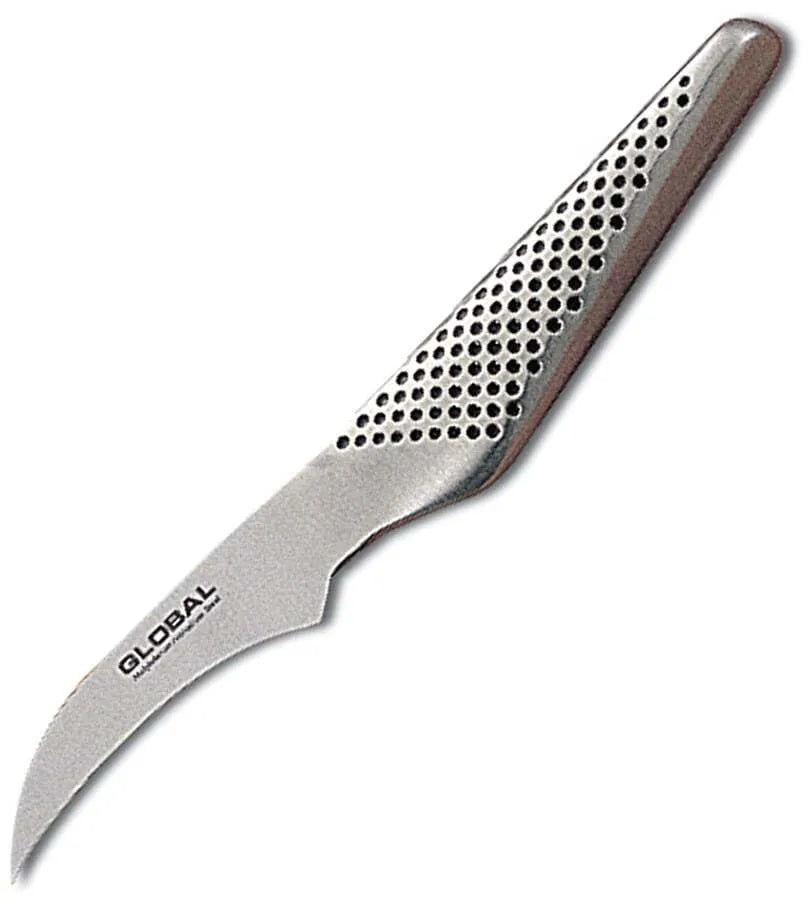 2.5 Inch Stainless Steel Vegetable Peeler - Ergonomic Global Peeler for Potatoes, Carrots, Apples - Perfect for Kitchen, Camping & Food Prep