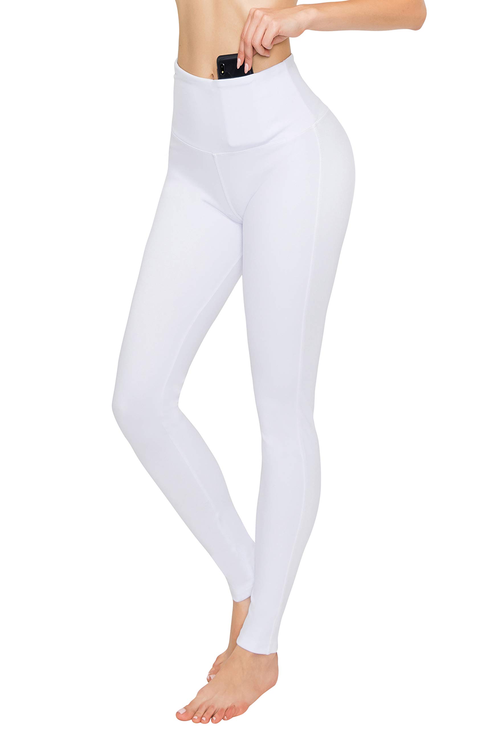 ALWAYS High Waisted Yoga Pants for Women - Breathable Mesh Stretch Workout Leggings | Perfect for Yoga, Gym & Running | Comfortable Activewear for Fitness & Daily Wear