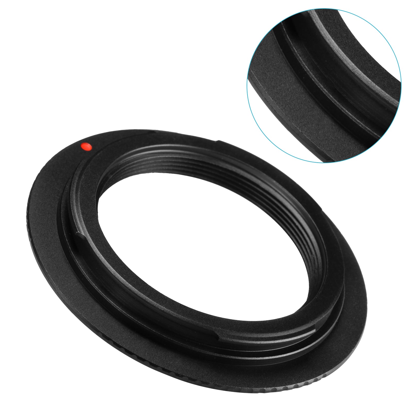 NEEWER Aluminum Alloy Lens Mount Adapter - Black | Compatible with Canon Nikon Sony DSLR Cameras | Durable Lightweight Camera Accessory for Photography & Videography