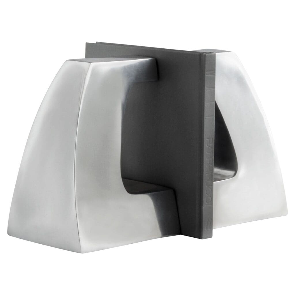 Cyan Design 11659 Apostrophe Bookends - Polished Aluminum Bookends for Shelves, Stylish Home & Office Decor, Perfect for Books, DVDs & Display Items